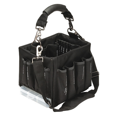 Flexcart Tool Bag, Tool Bag, Black, Polyester, 42 Pockets FC-30TBNT