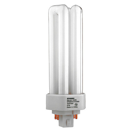 SYLVANIA Plug-In CFL Bulb, 32W, 2400 lm, 3500K CF32DT/E/IN/835/ECO