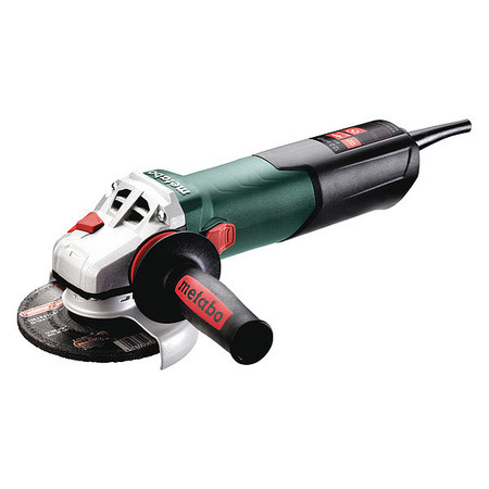 Metabo Angle Grinder, 12 A, Barrel Grip, 5.3 lb W 13-125 Quick