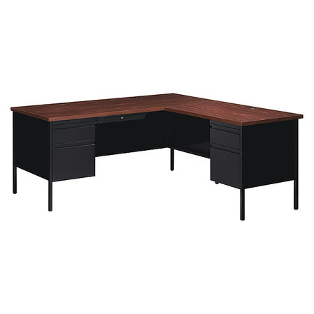 HIRSH L Shaped Desk, 72" D, 66" W, 29-1/2" H 20450