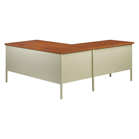 HIRSH L Shaped Desk, 72" D, 66" W, 29-1/2" H 20452