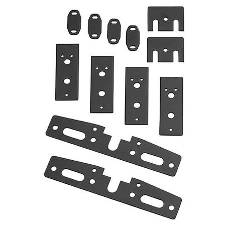 YALE Shim Kit, Black Painted Finish, 2-1/2" L 224 693 SHIM KIT-2110