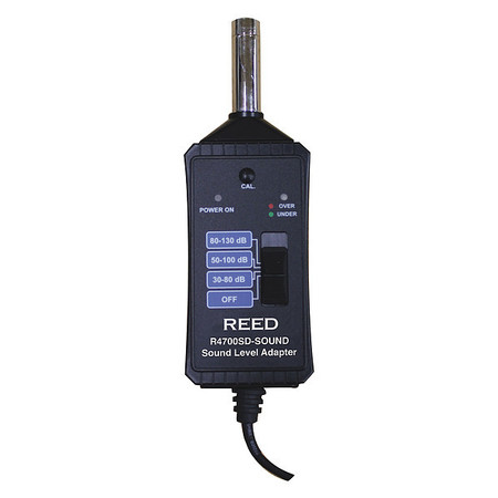 REED INSTRUMENTS Sound Level Adaptor, For Mfr. No. R4700SD R4700SD-SOUND