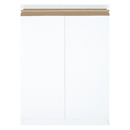 STAYFLATS Self-Seal Flat Mailers, 17" x 21", White, 100/Case RM7PS