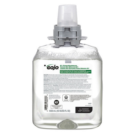 Gojo 1,250 mL Foam Hand Soap Cartridge, 4 PK 5167-04