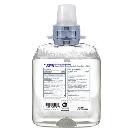 Purell Hand Sanitizer, 1,200mL, FragranceFree, PK4 5193-04