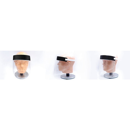 Zoro Select Disposable Faceshield, PET Visor Material 56JN05