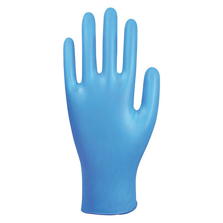 CONDOR Disposable Gloves, Nitrile, Blue, S ( 7 ), 100 PK 56JT47