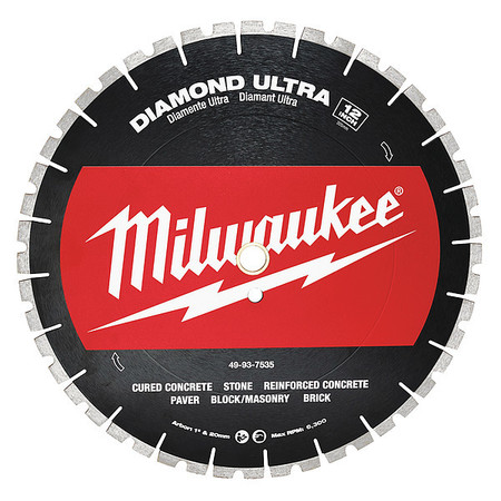 MILWAUKEE TOOL 12 in. Diamond Ultra Segmented Concrete Cutting Blade 49-93-7535