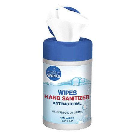 Art & Cook Hand Sanitizing Wipes, 125 Wipes/Tube, PK12 WWG2418