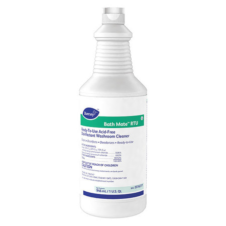 Diversey Disinfect Cleaner, 32oz, Spray Bottle, PK12 5516217