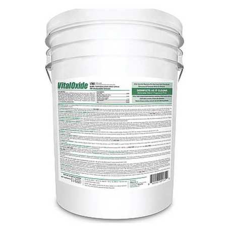 VITAL OXIDE Disinfectant and Sanitizer, 5 gal. Bucket, Mild 8.644-292.0