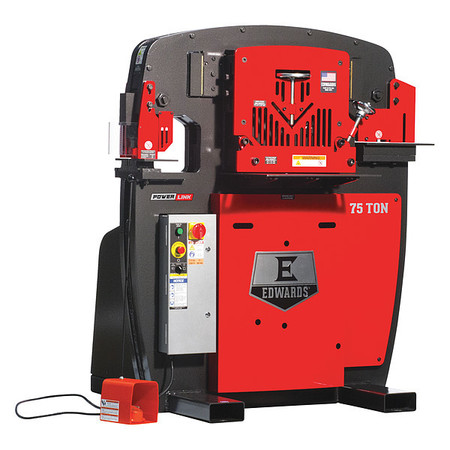 EDWARDS Ironworker, 460V AC, 23 A, 4 Stations ED9-IW75-3P460-A