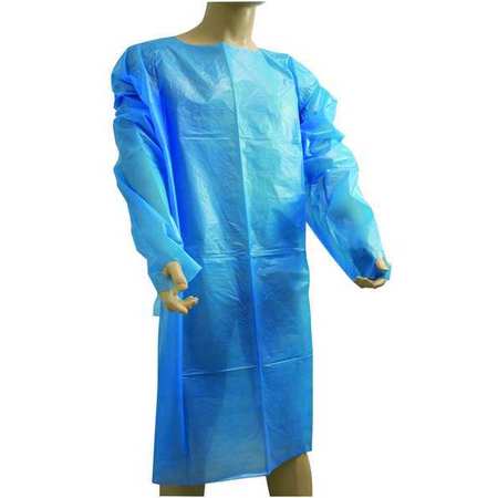 First Voice Blue Isolation Gown, PK100 TS-ISOGOWN-100