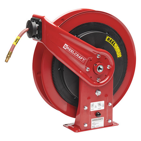 REELCRAFT Spring Return Hose Reel , 3/8 in Hose Dia., 50 ft Length,  RS7650 OLP