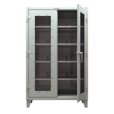 STRONG HOLD 12 ga. Steel Storage Cabinet, Stationary 46-LD-244-5S-RAL7024
