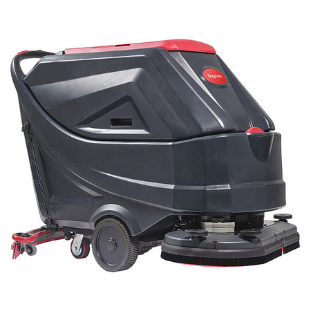 Dayton Floor Scrubber, 24 gal, 30 in Path 56NU90