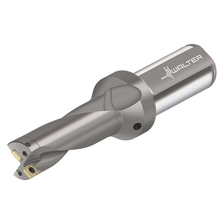WALTER Indexable Drill Bit for Small Holes, 3/4 in L, 2.0310 in dia., Coolant Through, D4120.03-15.88F19-P41,  D4120.03-15.88F19-P41