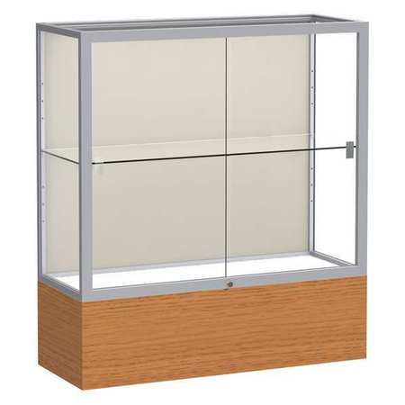 GHENT Counter Display Case 36x40x14, Plaque, Satin 2281PB-SN-MK