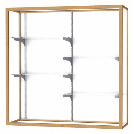 GHENT Champion Wall Case Display 48x48x16, Wall Case, White 2040-4-WB-GD