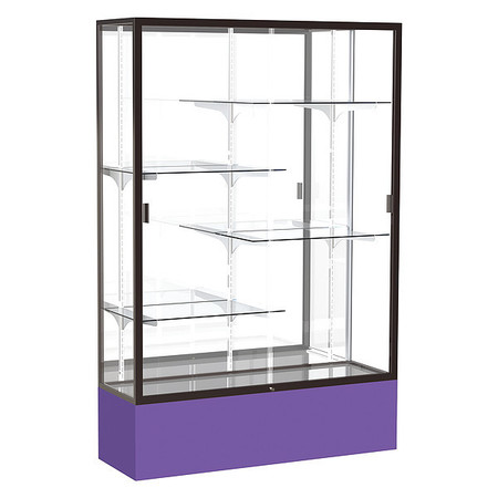 GHENT Spirit Floor Display Case 48x72x16, Mirror, Bronze 374MB-BZ-PE