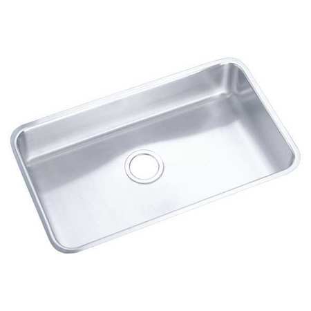 ELKAY Sink, Undermount Mount, 0 Hole, Lustrous Satin Finish ELUHAD281650