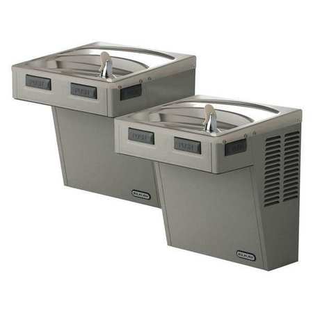 Elkay Wall Mount, Yes ADA, 2 Level Water Cooler EMABFTL8SC