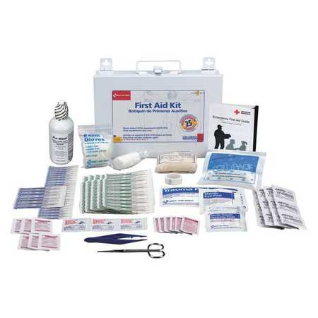 FIRST AID ONLY First Aid Kits, Metal, 25 Person 224-U