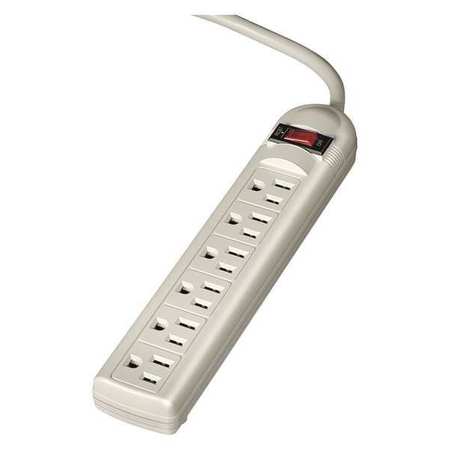 FELLOWES Six-Outlet Power Strip, 120v, 6ft Cord 99028