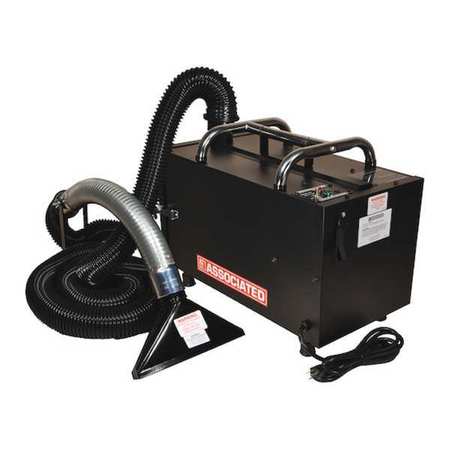 Associated Equipment Portable Fume Extractor, 2 Speed, 110V AF20195