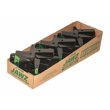 JT EATON Jawz Plastic Mouse Trap, PK6 409B-6