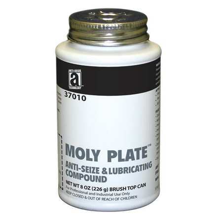 ANTI-SEIZE TECHNOLOGY Moly Plate Compound/Lubricant, 10oz. 37010
