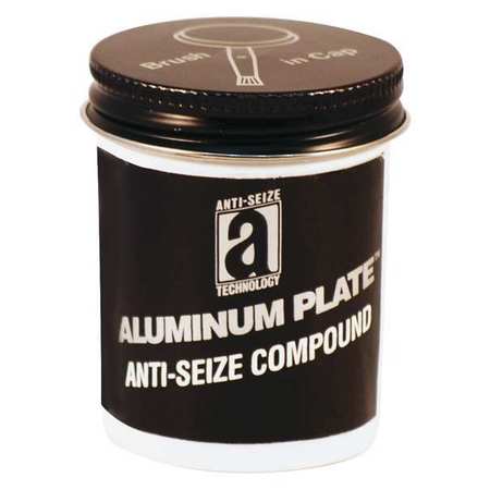 ANTI-SEIZE TECHNOLOGY Alum Plate, Anti-Seize Compound/Lube, 2oz. 32002