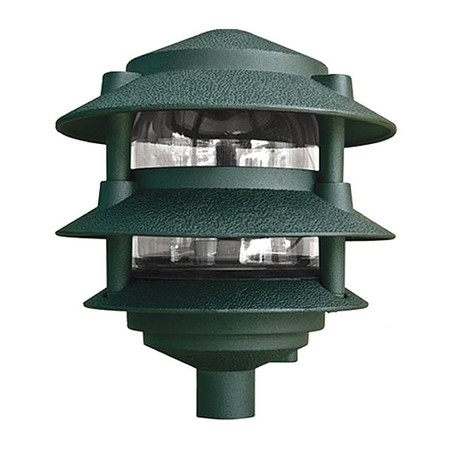 DABMAR LIGHTING Pagoda Light, D5000, G, Aluminum, 3 Tier D5000-G