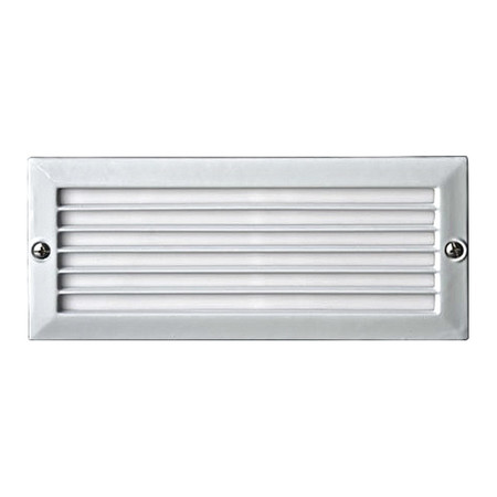 DABMAR LIGHTING Step Light, 601, W, Recessed, Louvered LV601-W