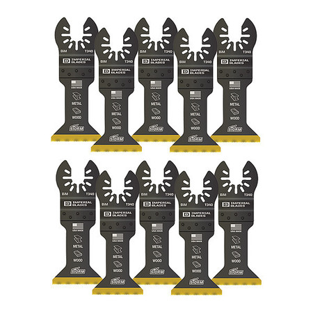 Imperial Blades One Fit™ 1-3/4" Multi-Material Storm Titanium Metal/Wood Blade, 10PC IBOAT340-10