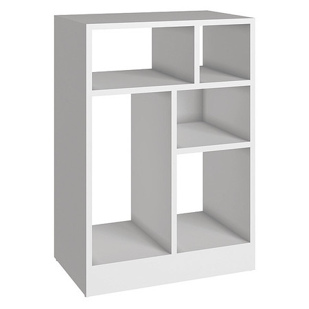 Manhattan Comfort Bookcase 1.0, 5 Shelves, White 25AMC6
