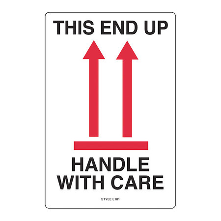 LABELMASTER This End Up Handle with Care, PK500 L101