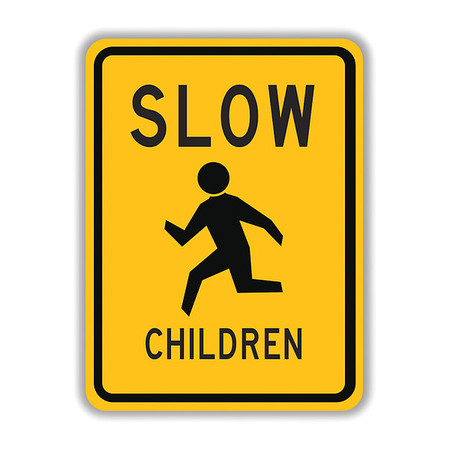 TAPCO Slow Children, Child Symbol, 18" x 24" 373-05006