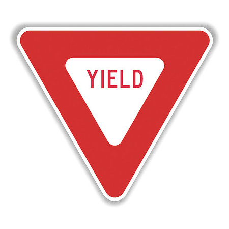 TAPCO Yield Sign, 24" x 24" x 24" x .080 HIP 373-04878