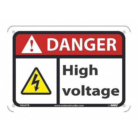 NMC Danger High Voltage DGA87R