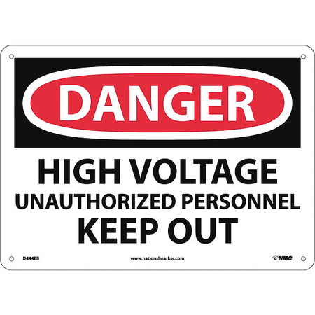 Nmc Danger High Voltage Sign D444EB