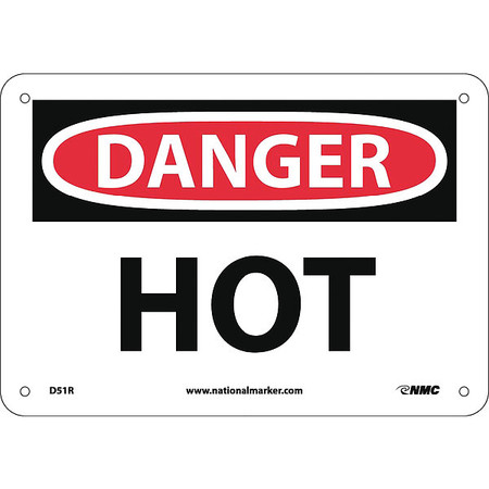 NMC Danger Hot Sign, D51R D51R