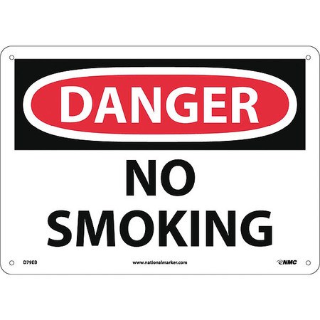 NMC Danger No Smoking Sign, D79EB D79EB