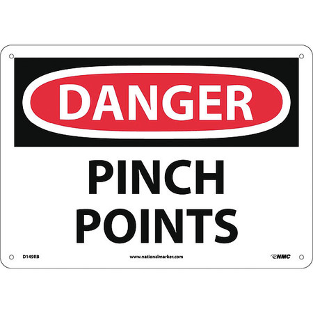 NMC Danger Pinch Points Sign D149RB