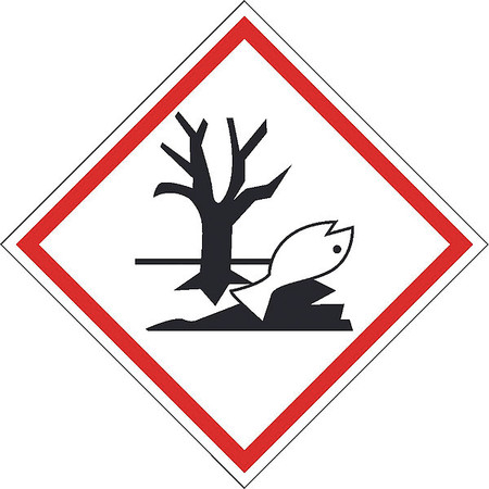 NMC Dangerous For Environment Ghs Label, Pk5, Width: 4" GHS407AP