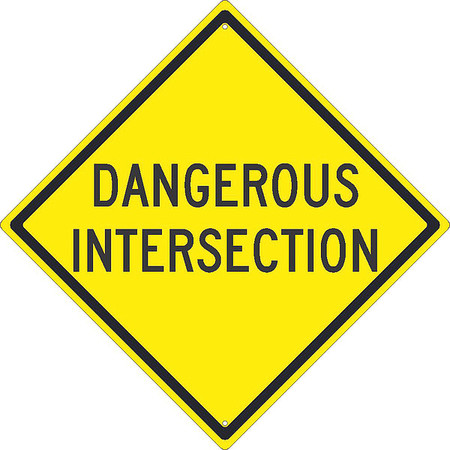 NMC Dangerous Intersection Sign, TM209J TM209J