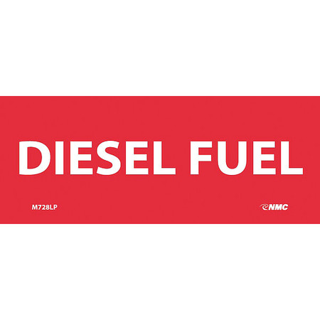 NMC Diesel Fuel Laminated Label M728LP