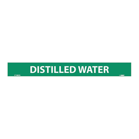 NMC Distilled Water Pressure Sensitive, Pk25, C1083G C1083G