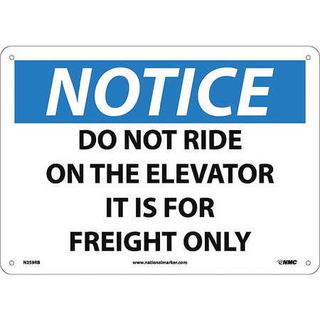 NMC Do Not Ride On The Elevator.. N259RB